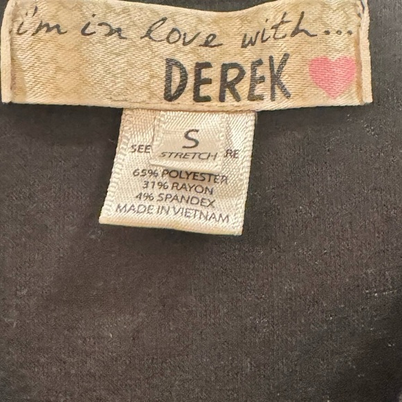 Derek Elegant Black Maxi Dress size SMALL pit to pit 12in length 47in - Picture 3 of 4